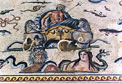 Poseidon mosaic